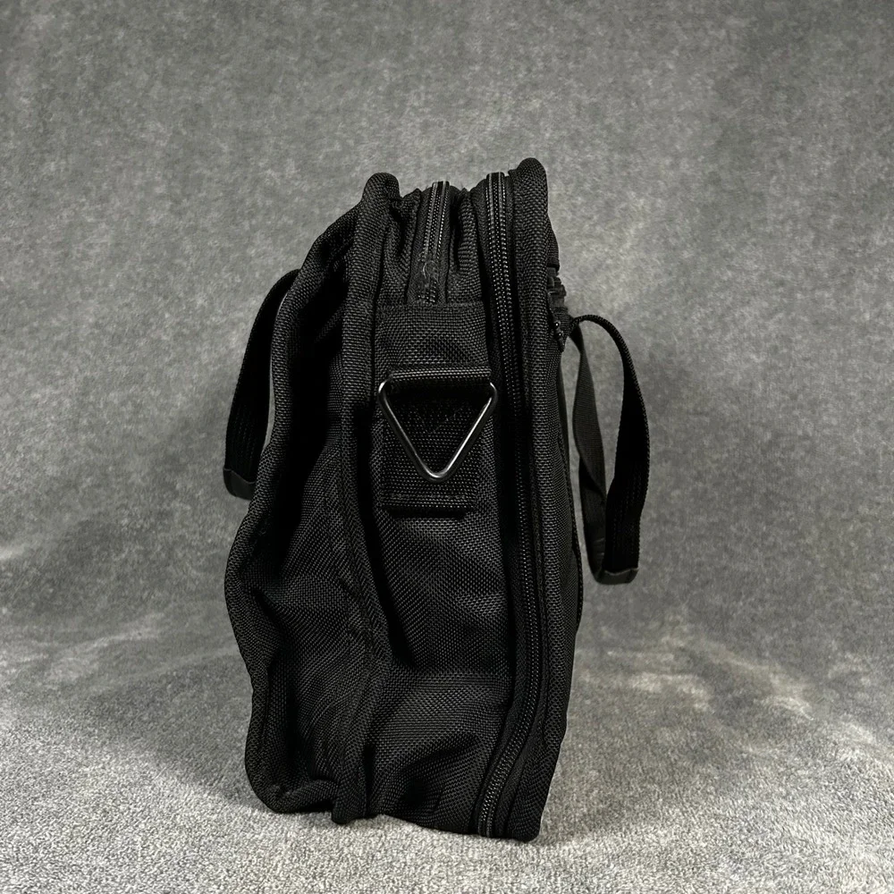 VTG Tumi Briefcase Messenger Laptop Bag Expandable Ballistic Nylon  Black USA